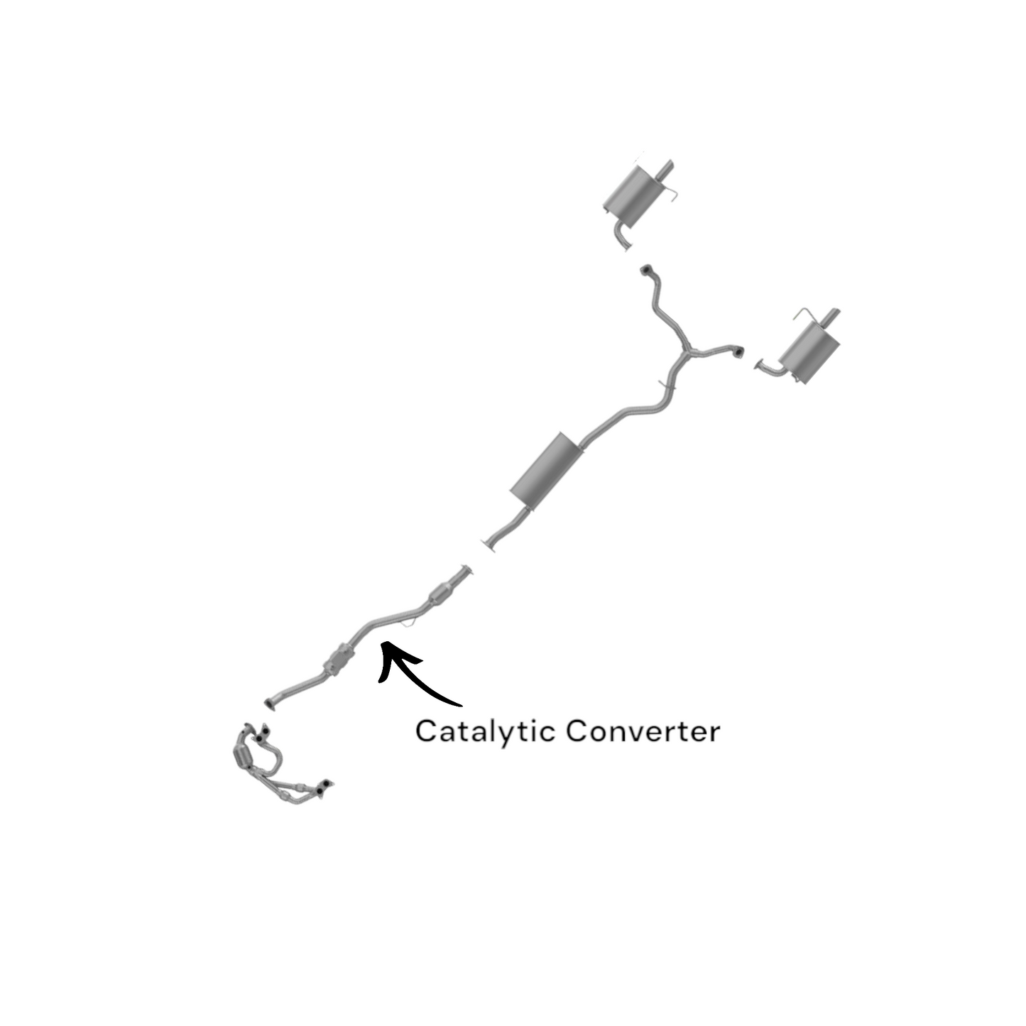 Subaru Outback 2.5L (2006-2009) Catalytic Converter