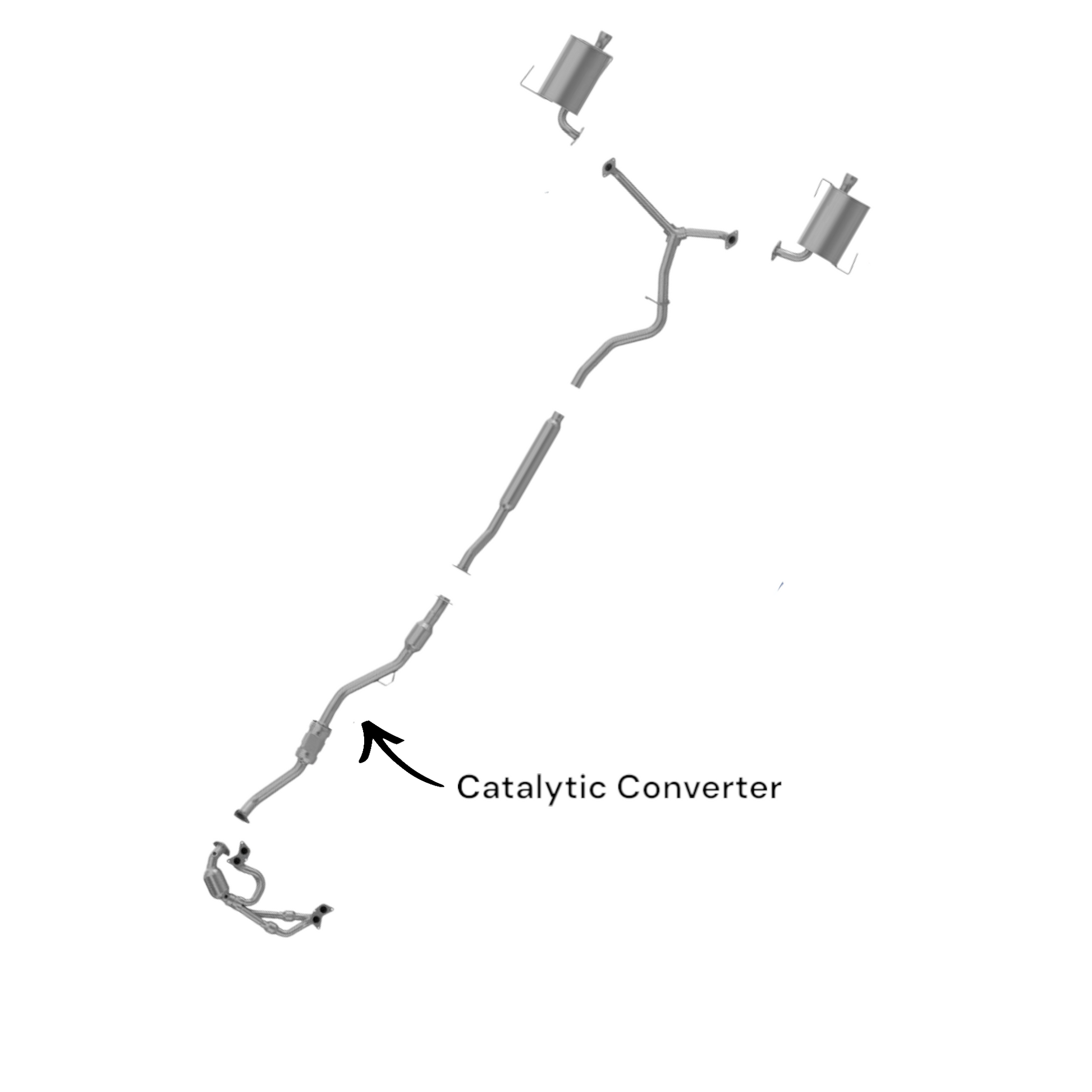Subaru Impreza 2.5L (2008-2011) Catalytic Converter