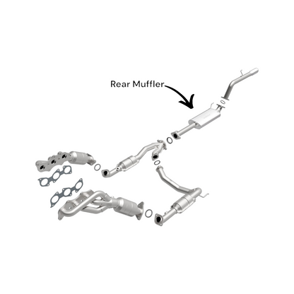 Toyota FJ Cruiser 4.0L V6 (2007-2014) Rear Muffler