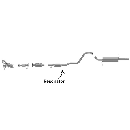 Kia Rio 1.6L (2012-2017) Resonator With Pipe