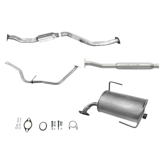 Subaru Impreza 2.0L (2012-2016) (Sedan) Converter, Resonator, Pipe and Muffler