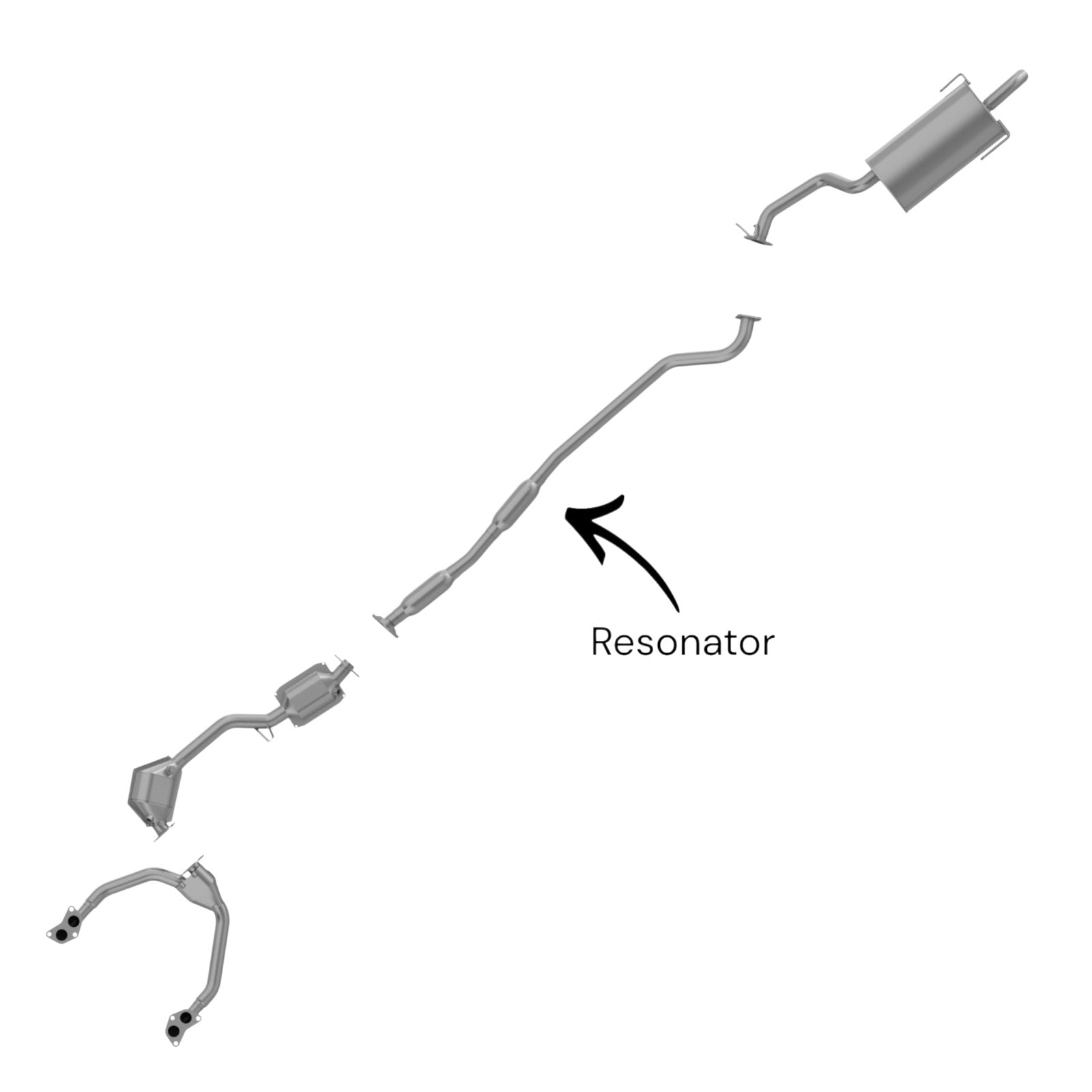 Subaru Legacy 2.5L (2000-2003) Resonator 