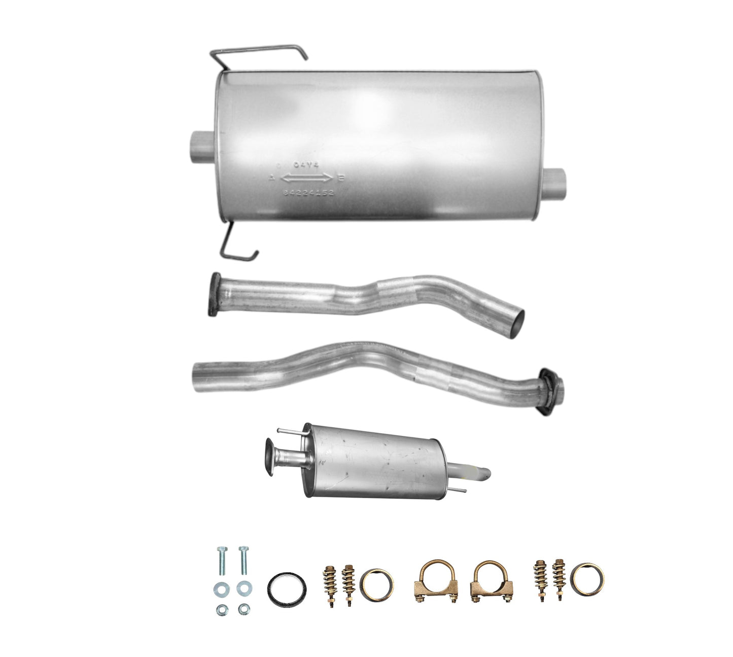 Toyota Sienna 3.0L (2001-2003) V6 Middle Muffler and Rear Muffler