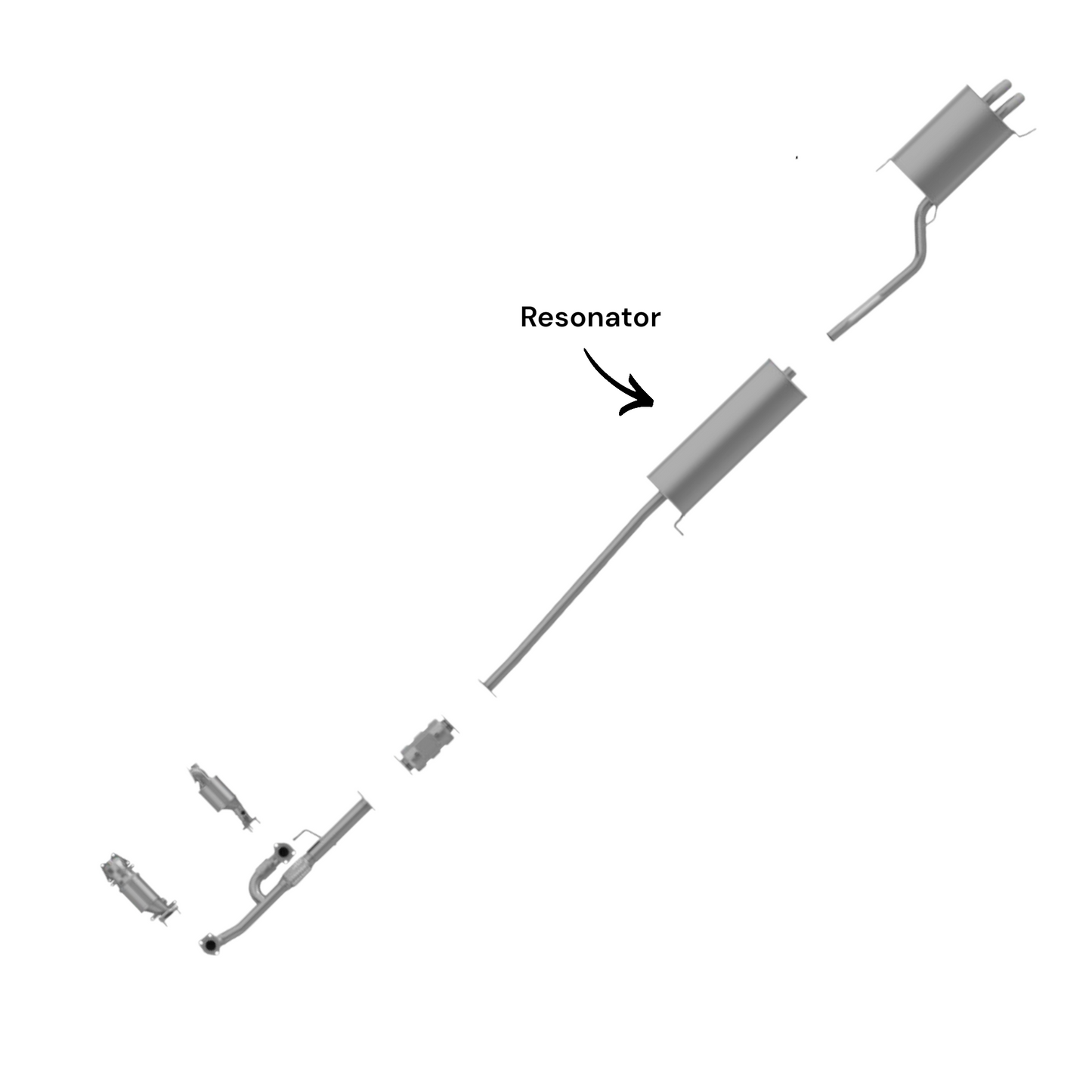 Honda Pilot 3.5L (2005-2008) Resonator