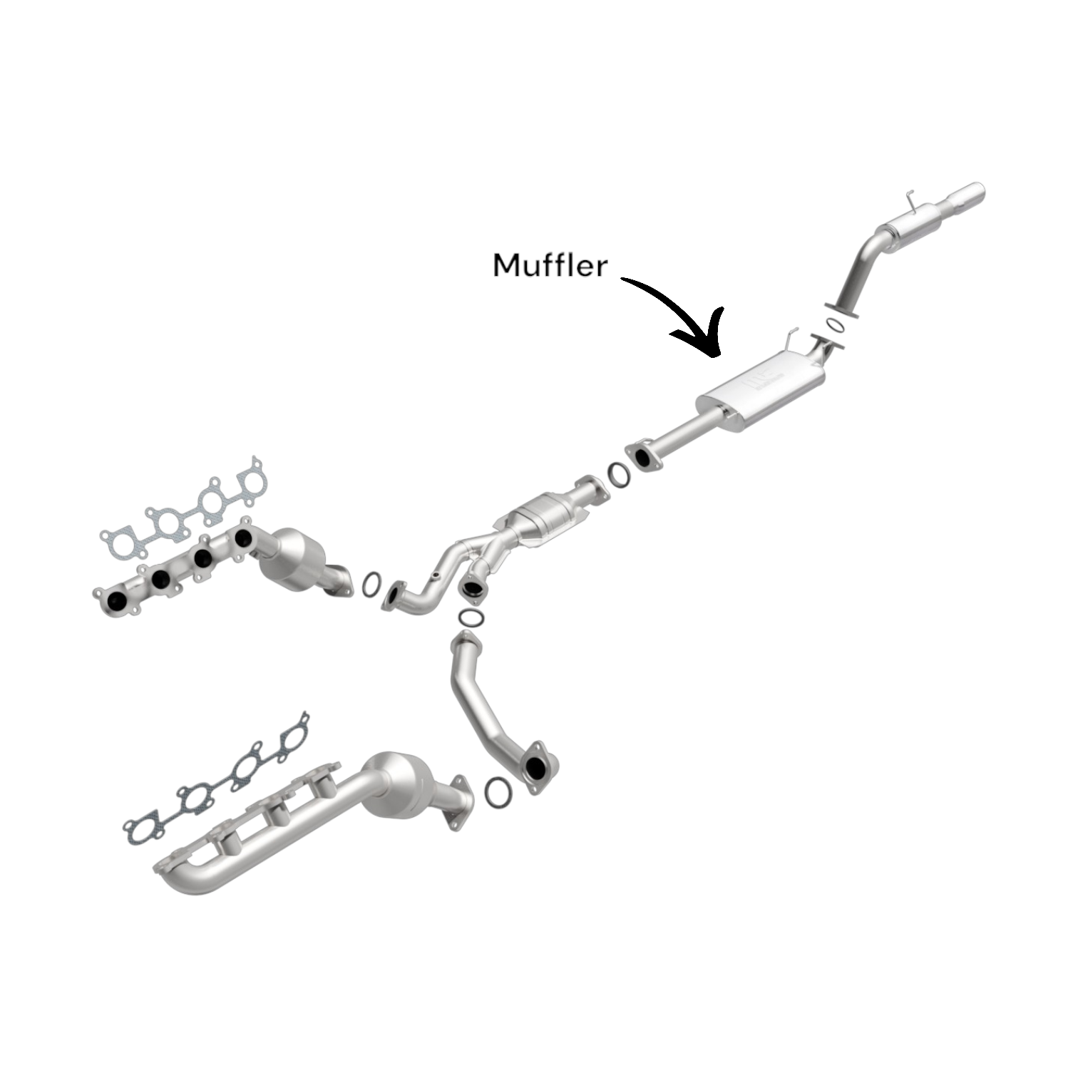 Toyota 4Runner 4.7L (2003 & 2004) V8 Muffler
