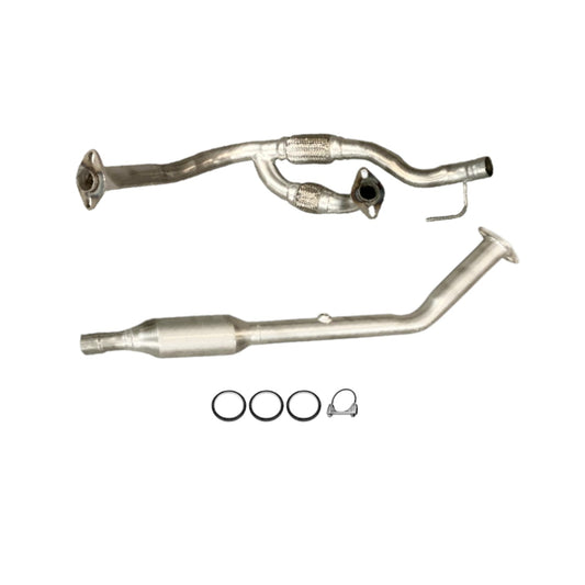 56187 - Toyota Sienna 3.0L (1998, 1999, 2000) V6 Flex Y Pipe with catalytic Converter