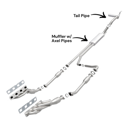 Infiniti QX56 5.6L (2007-2010) Muffler & Tail Pipe