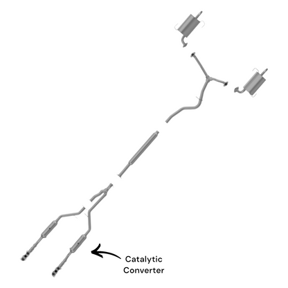 Subaru Legacy 3.6L (2010-2015) Left Side Catalytic Converter