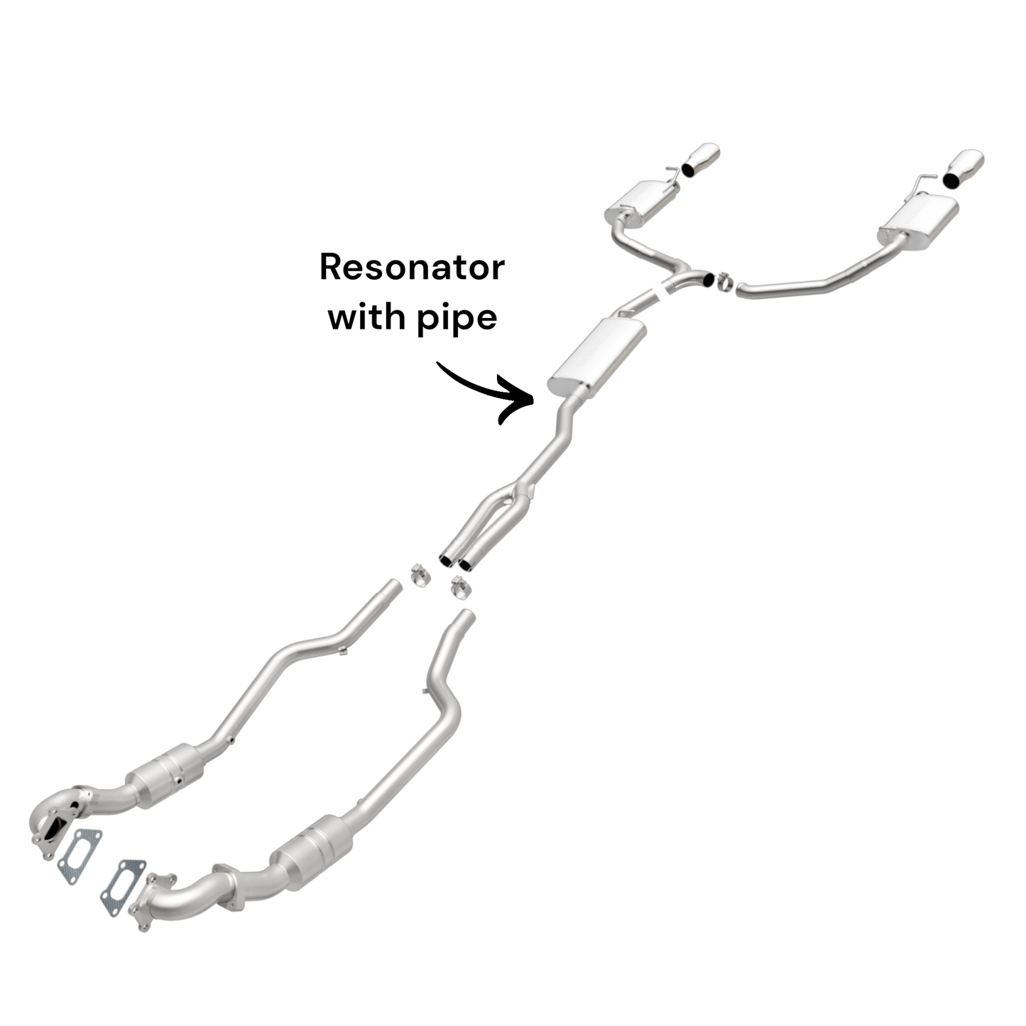 Chrysler 300 3.6L (2011-2014) Resonator with Pipe