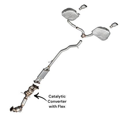 Convertisseur avec flexible pour Volvo S80 3.0L (2009-2015) (Turbo) (4x4)