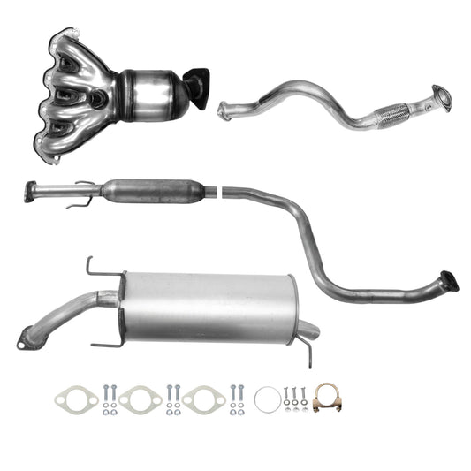 Convertisseur de collecteur, tuyau flexible, résonateur et silencieux pour Pontiac G3 1.6L (2009)