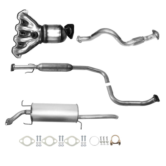 Chevrolet Aveo 1.6L (2009-2011) Manifold Converter, Flex Pipe, Resonator and Muffler