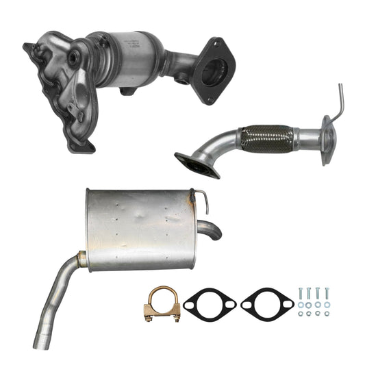 Hyundai Sonata 2.4L (2015-2017) Manifold Converter, Flex Pipe and Muffler