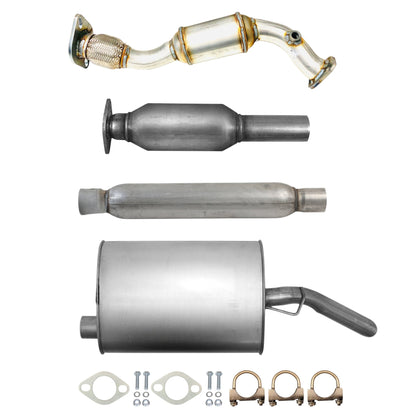 Buick Lucerne 3.9L (2009-2011) Front Converter with Flex, Rear Converter, Resonator and Muffler
