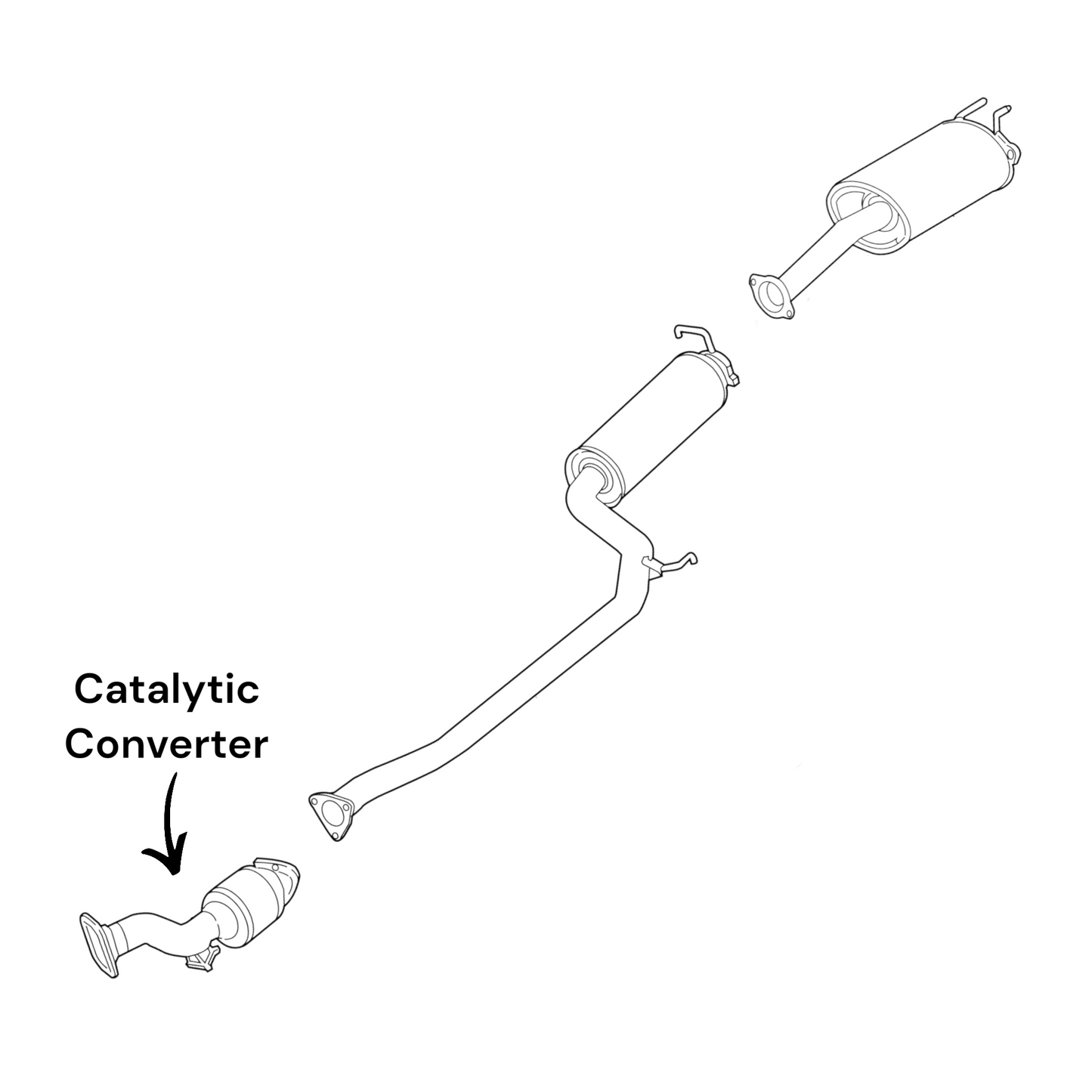Acura ILX 2.4L (2013-2015) Catalytic Converter