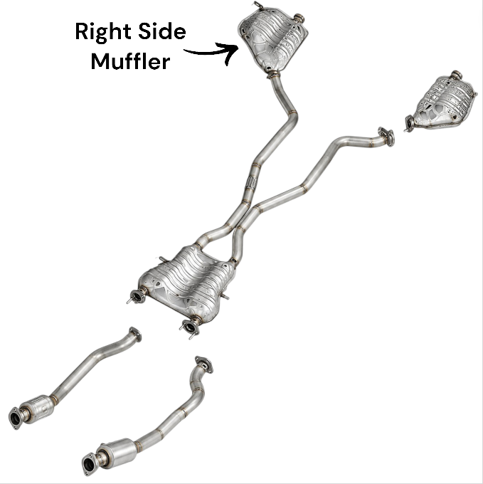 Jeep Grand Cherokee 5.7L (2014-2020) Right Side Muffler