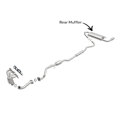 Pontiac Vibe 1.8L (2003-2006) AWD Rear Muffler