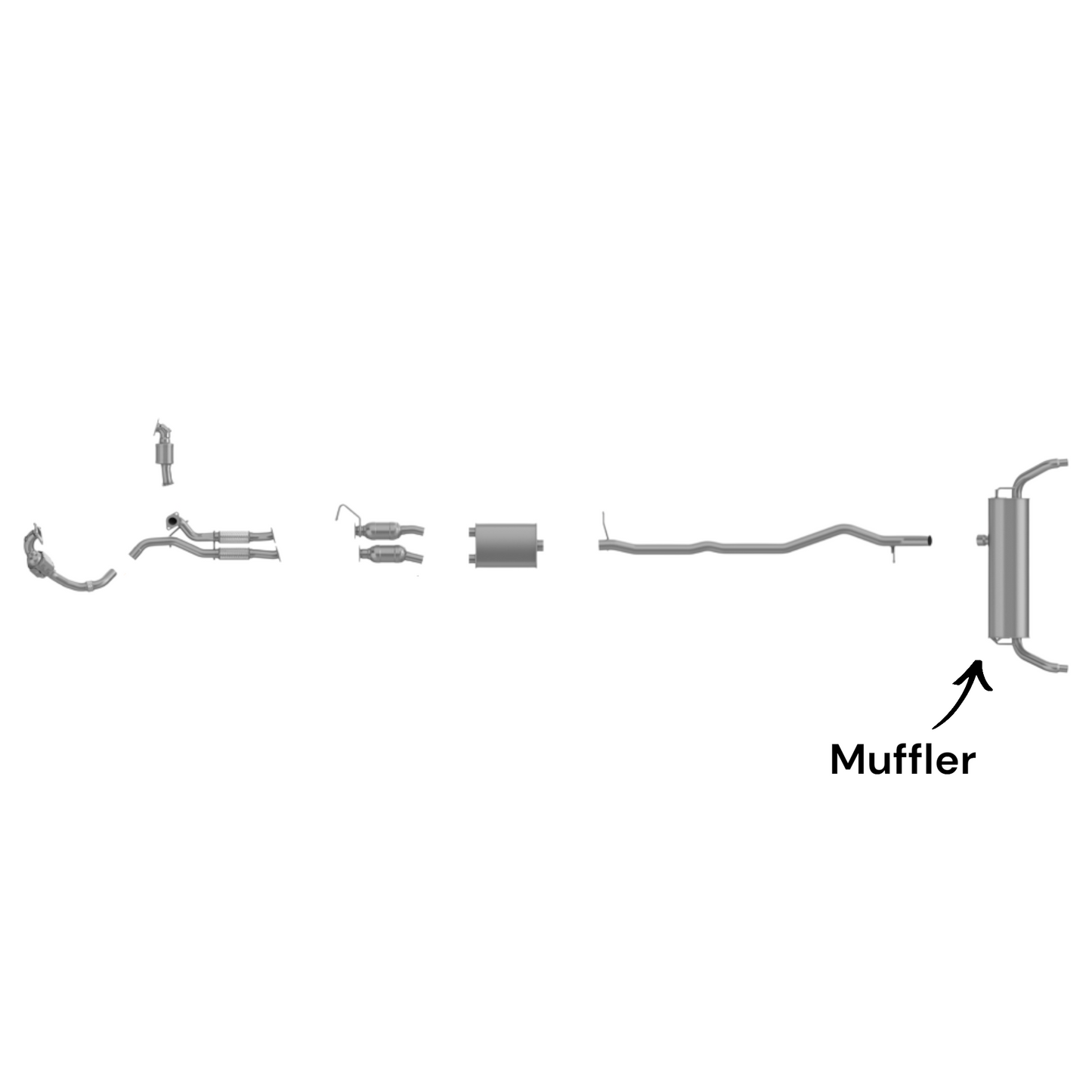 Silencieux pour Cadillac SRX 3.6L (2012-2016)