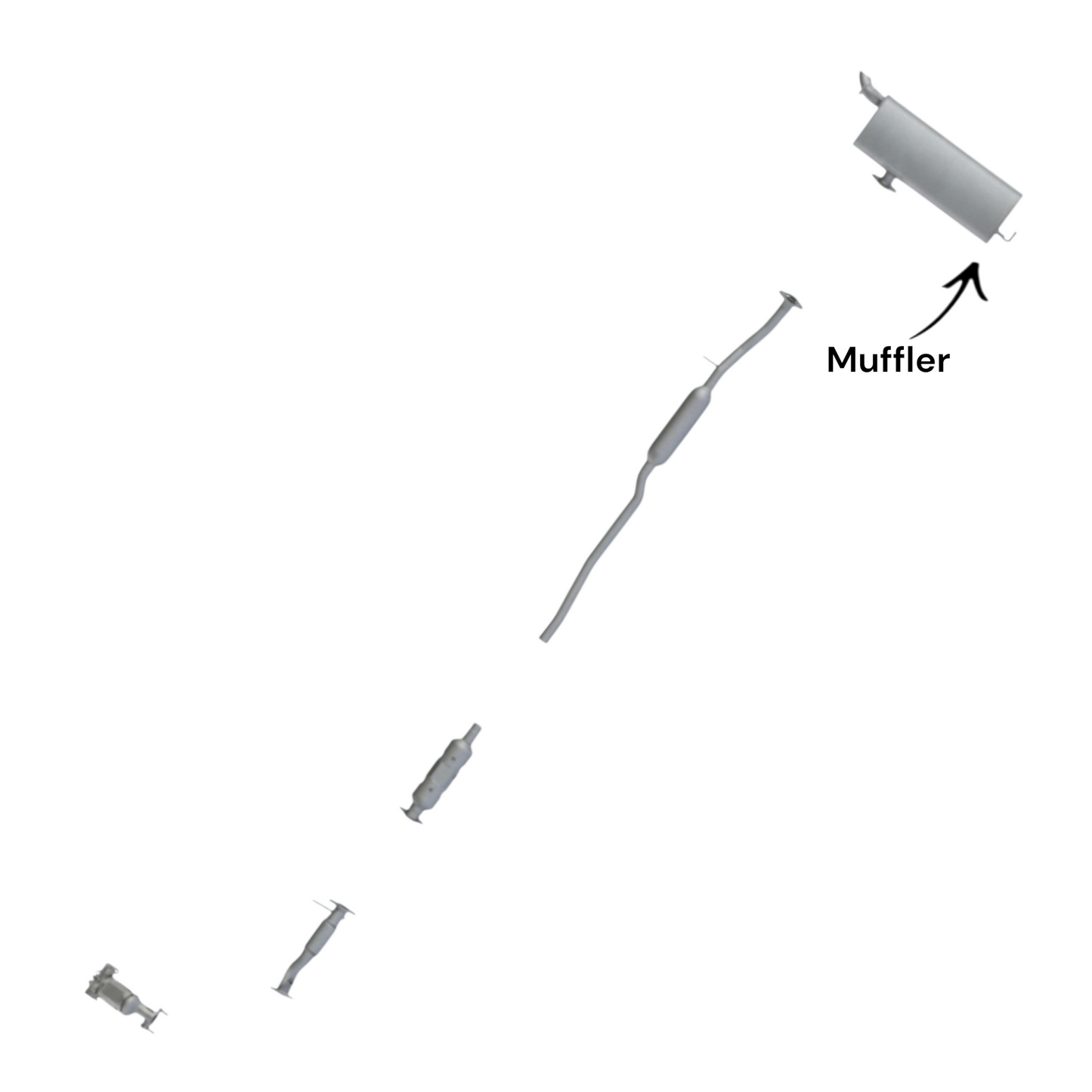 Hyundai Tucson 2.0L (2016-2021) Muffler