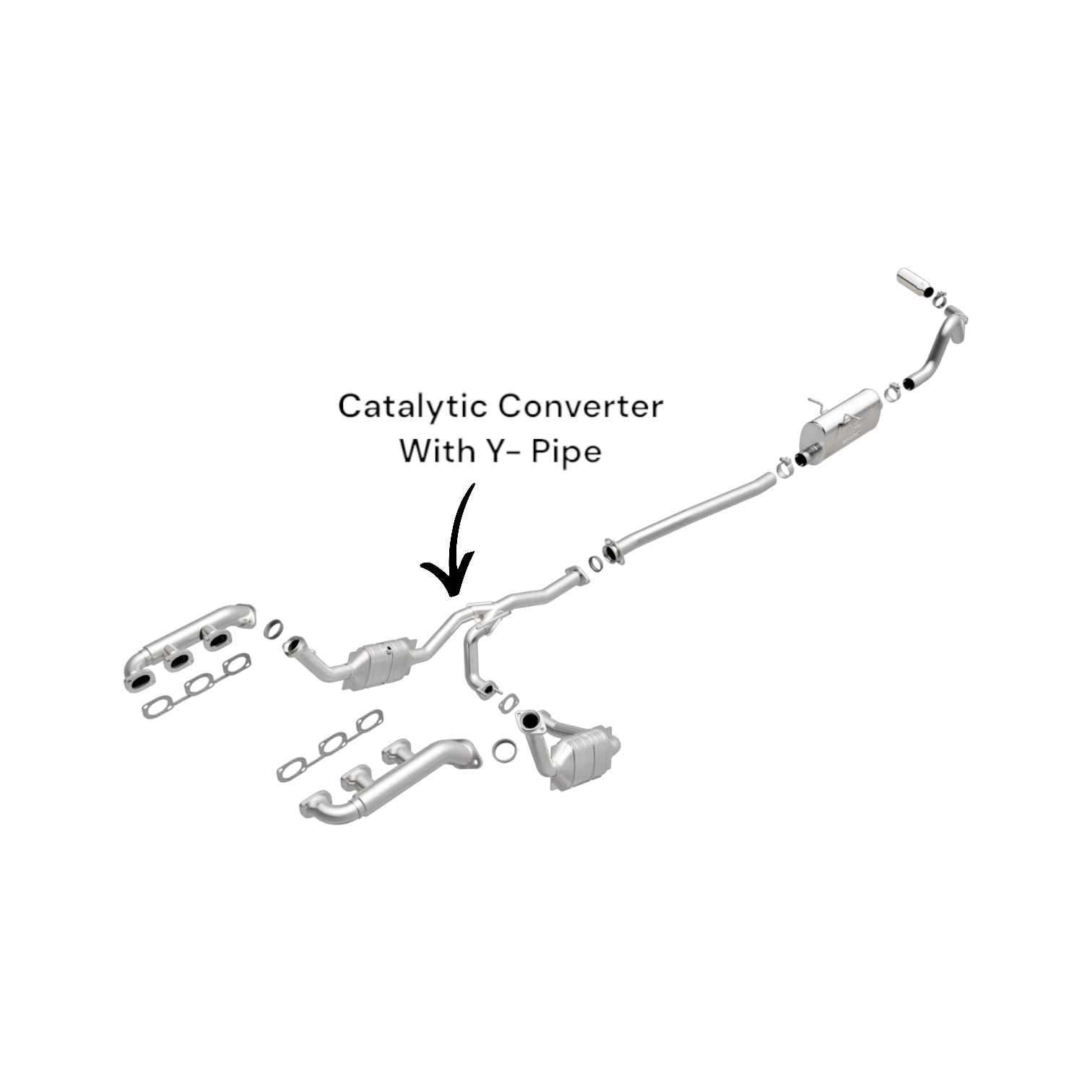 Ford Ranger 4.0L (2007-2011) Catalytic Converter With Y- Pipe