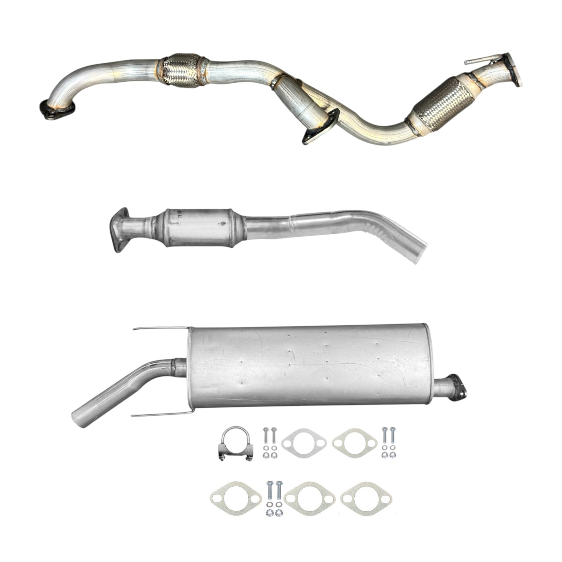 Hyundai Santa Fe 3.3L (2013-2018) (AWD) Flex Y Pipe, Catalytic Converter and Middle Muffler