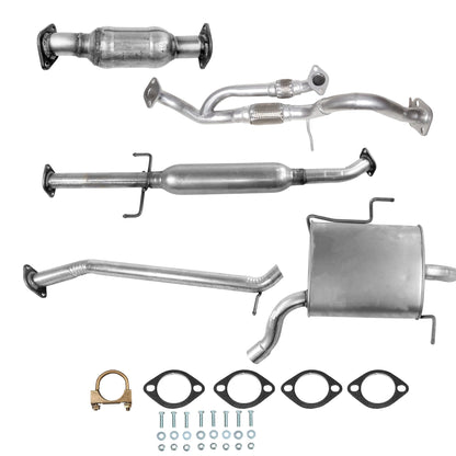 Kia Rondo 2.7L (2007-2010) Flex Pipe, Converter, Resonator and Muffler
