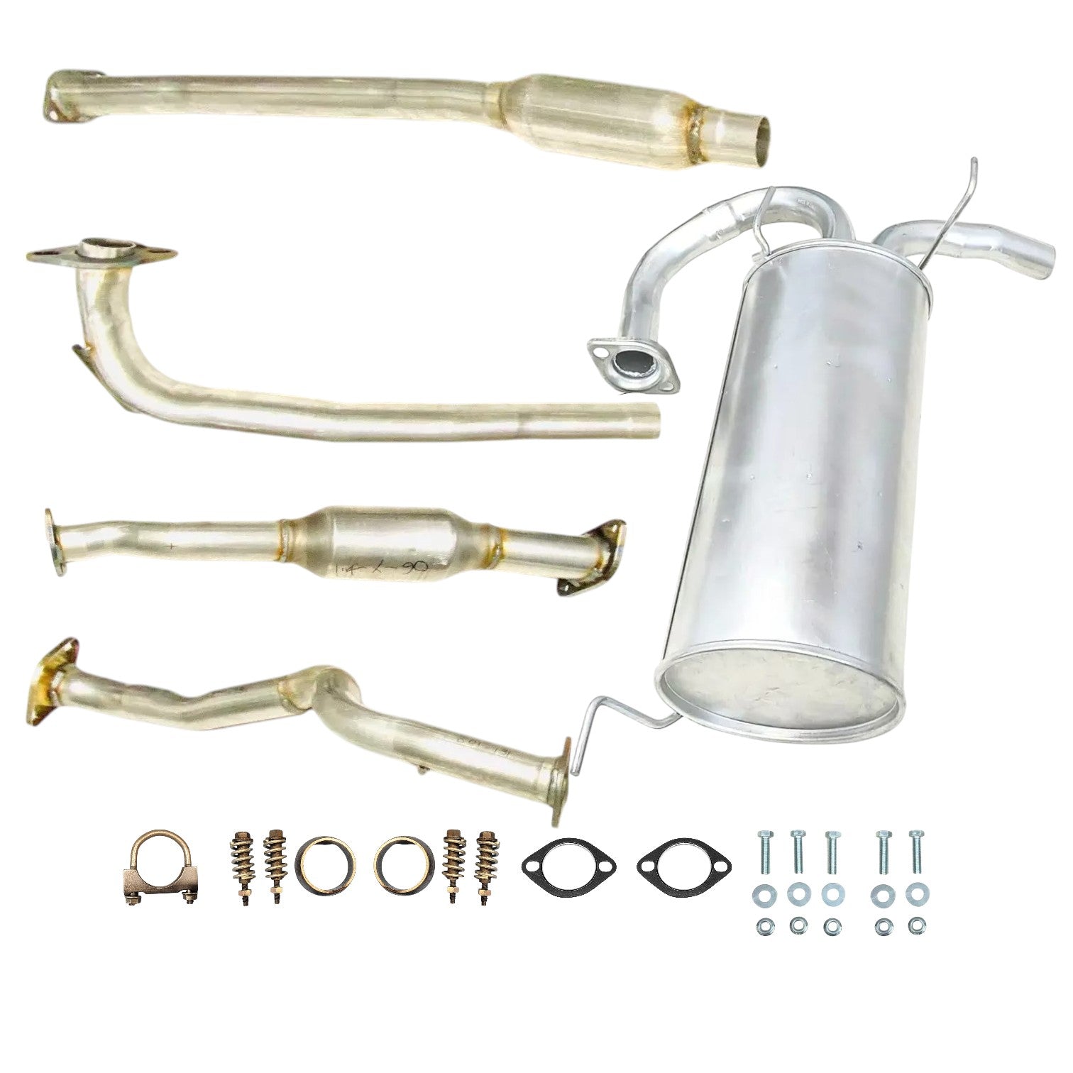 Nissan X-Trail 2.5L (2005 & 2006) Pipe, Resonator, Middle Catalytic Converter & Muffler