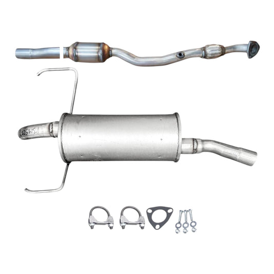 Saturn Astra 1.8L 2-Door Coupe XE 2008 Converter with Flex pipe and Muffler