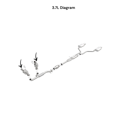 Acura MDX 3.5L (2003-2006) & 3.7L (2007-2009) Driver & Passenger Side Converters