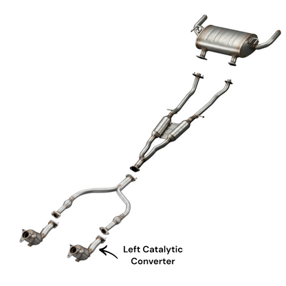 Infiniti Q50 3.0L (2016-2019) Left Side Converters