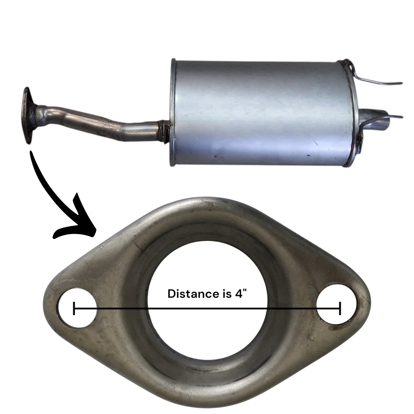 Acura ILX 2.0L (2013-2014) Manifold Converter, Front Pipe and Rear Muffler