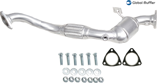 Fits: 2008 2009 2010 Porsche Cayenne Base Model 3.6L AWD Rear Catalytic Converter With Flex