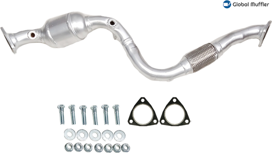 Fits: 2008 2009 2010 Prsche Cayenne Base Model 3.6L AWD Front Flex With Catalytic Converter