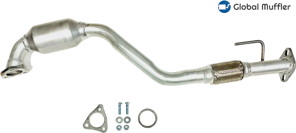 Fits 2002 To 2006 Mazda MPV 3.0L Passenger-Side Catalytic Converter With Flex Pipe