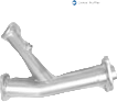 Fits: 2004-2006 Toyota Sienna 3.3L V6 & 2007-2016 Toyota Sienna 3.5L V6 Front Exhaust Y-Pipe