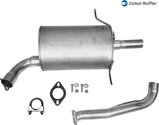 Fits 2002 To 2005 Subaru Impreza & 2005 Saab 9-2X 2.5L 4 Cylinder Muffler (Comes In 2 Pieces)