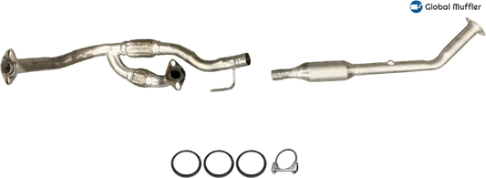 Fits: 1998 1999 2000 Toyota Sienna 3.0L V6 Flex Y Pipe with catalytic Converter.