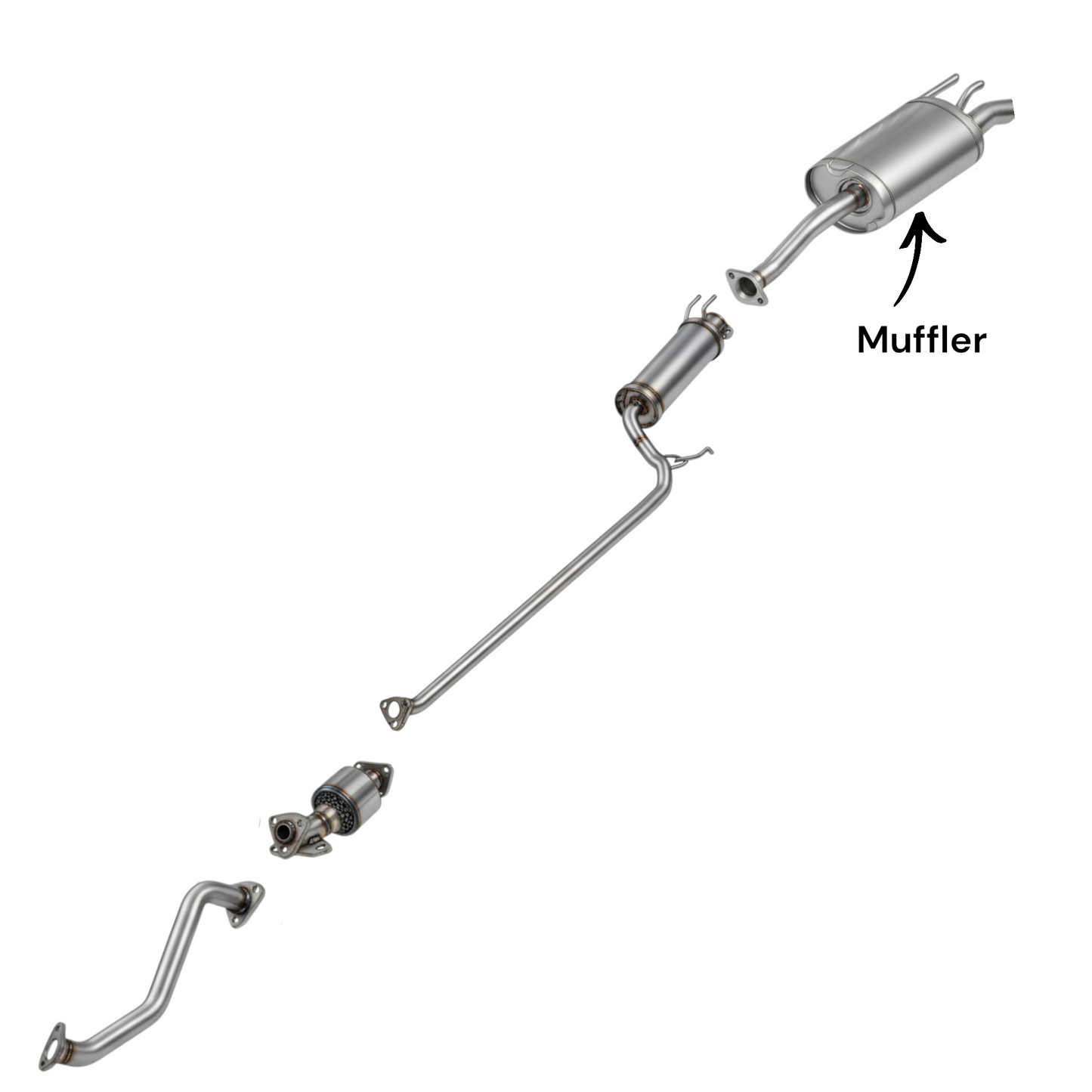 Acura ILX 2.4L (2016-2018) Muffler