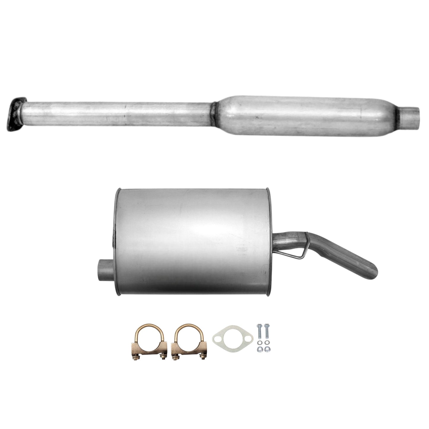 Buick Lucerne 3.8L (2006-2008) (Except: CXS Model) Resonator and Muffler