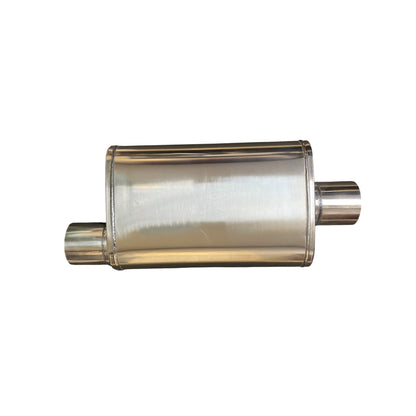 Universal Performance Muffler for Custom Exhaust Systems