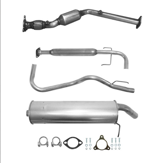 Saturn Ion 2.2L 2005-2007 Converter, Resonator and Muffler Automatic