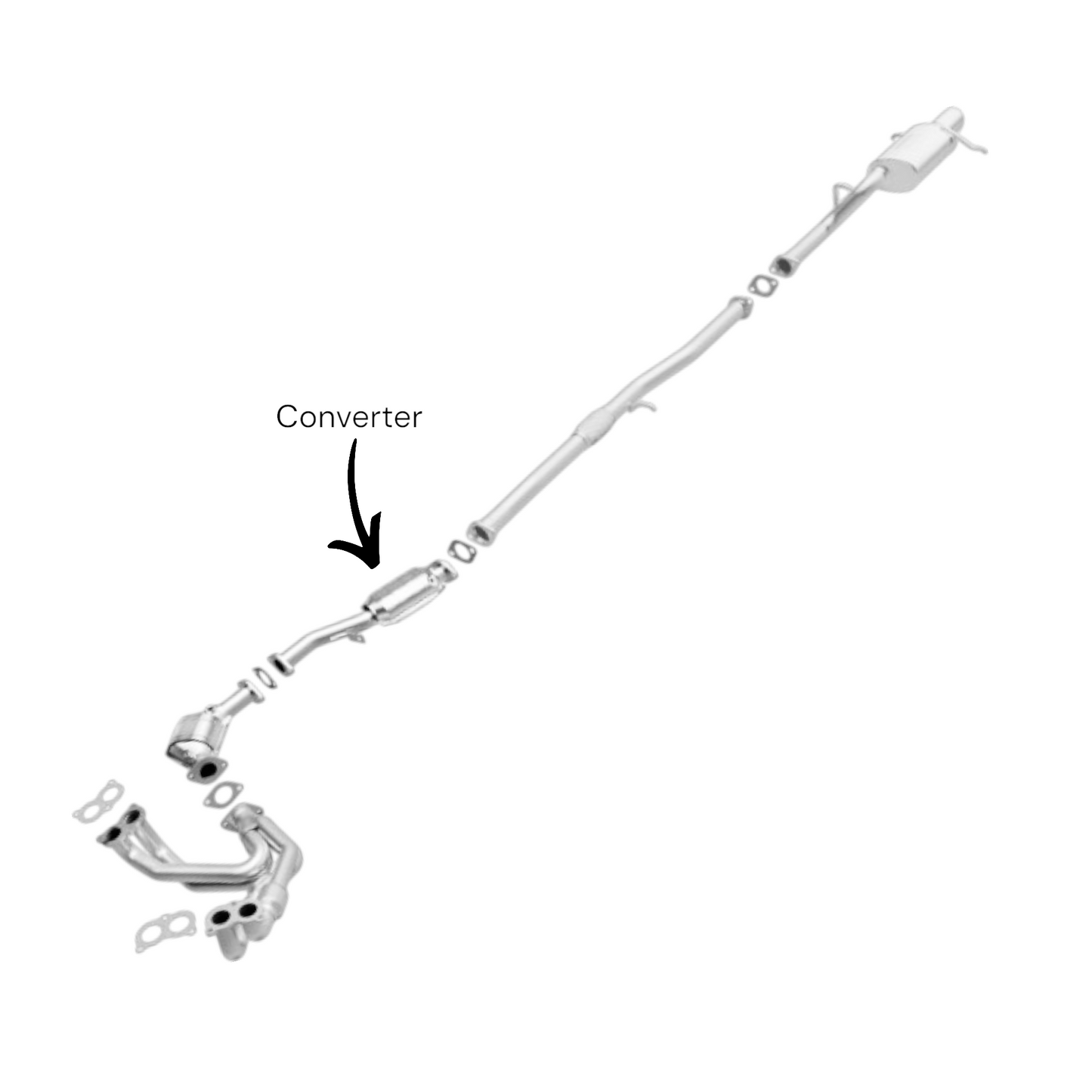 Subaru Impreza 1998 & 1999 2.5L Catalytic Converter