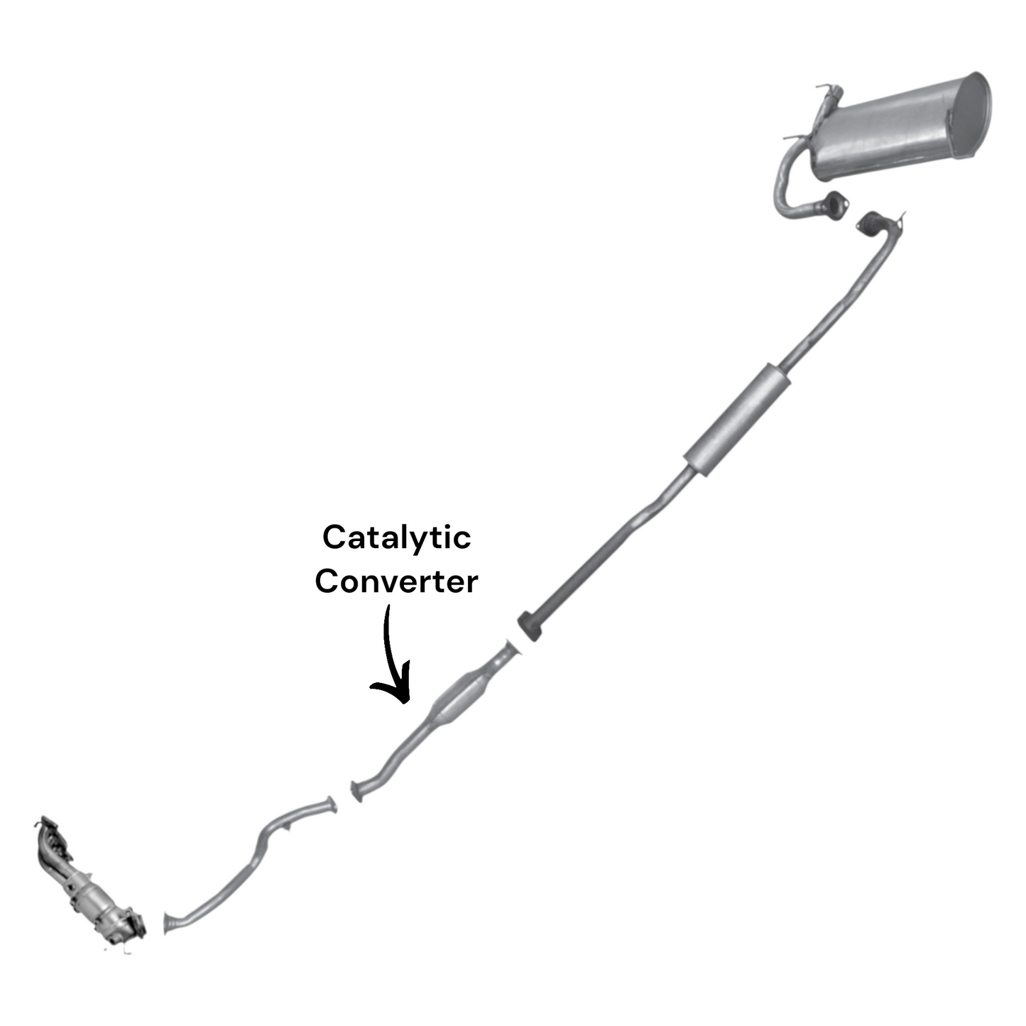 Nissan X-Trail 2.5L (2005-2006) V4 Catalytic Converter