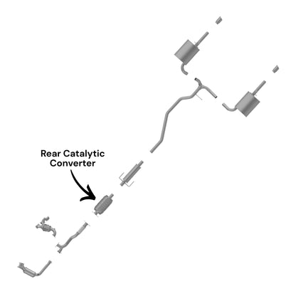 Lincoln Zephyr 3.0L (2006) (FWD) Rear Catalytic Converter
