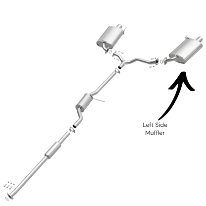 Acura CL 3.2L 2001-2003 Driver Side Muffler