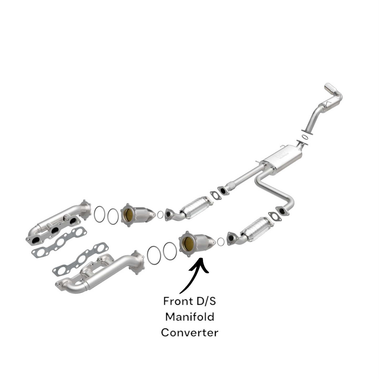 Nissan Pathfinder 3.3L(1996-2000) /3.5L(2001-2004) Driver Side Catalytic Converter