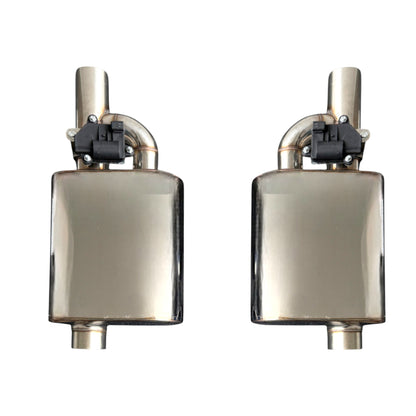 Universal Valvetronic Dual Valved Muffler Kit- with Controller