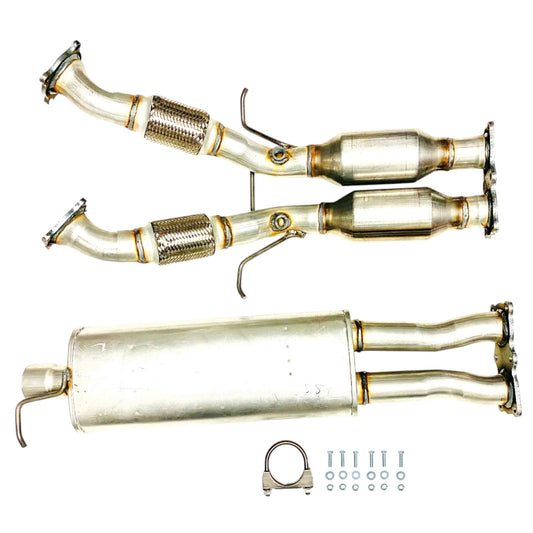 Land Rover LR2 3.2L 2008-2012 Flex Catalytic Converter & Middle Muffler