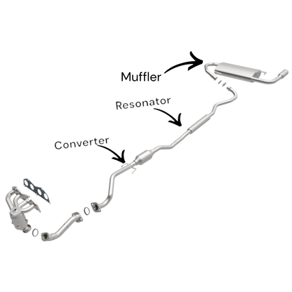 Pontiac Vibe 1.8L (2003-2006) Converter with Muffler