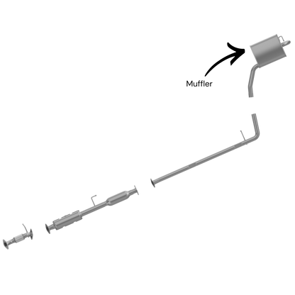 Hyundai Sonata 2.0L Turbo 2011-2014 Muffler